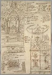 Studia dekoracyjne; Verso: Badania anatomiczne