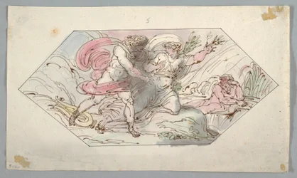 Rysunek, Apollo i Dafne, 1796-98