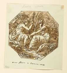 Rysunek, Bachus i Ceres