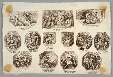 Romulus i Remus, Trzynaście obrazów do Sala delle Origini di Roma, Faenza