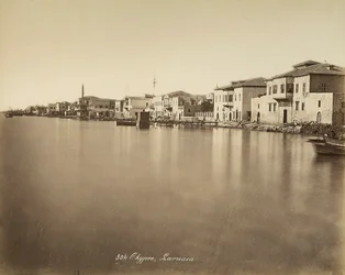 Widok na miasto Larnaka na Cyprze