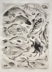 Serwis obiadowy (usługa Rousseau): Ryba (nr 24)