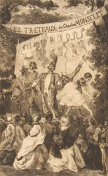 Frontyspis dla Les Treteaux de Monselet, 1859.