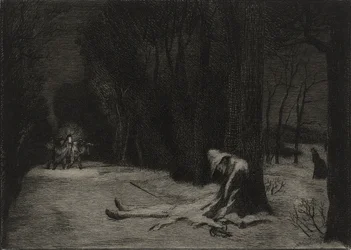 La Mort de Matamore (akwaforta)