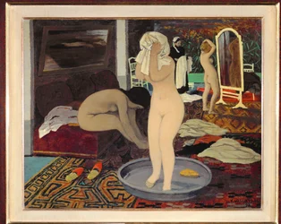 "Femmes a leur toilette" (olej na tekturze)