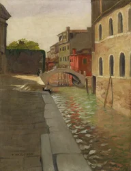 Rio della Salute, Wenecja, ok. 1902