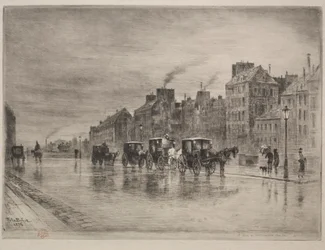 Zimowy poranek na Quai de l