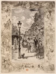 Święto Narodowe na Boulevard de Clichy