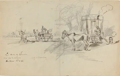 Wyścigi w Deauville, 1874.