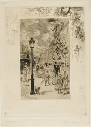 Święto narodowe na Boulevard de Clichy