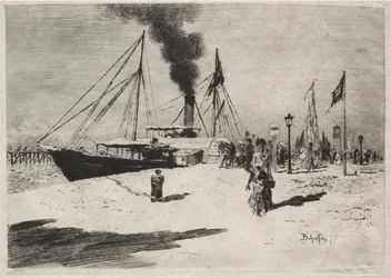 Nabrzeże w Trouville, 1877.