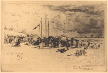 Un Grain à Trouville Szkwał w Trouville, 18741875.