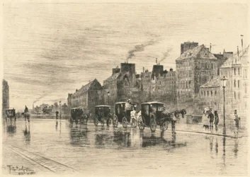 Zimowy poranek na Quai de l