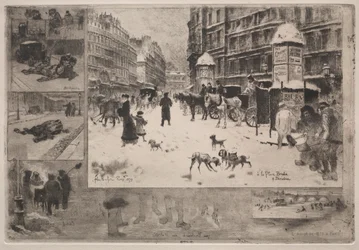 Zima w Paryżu, 1879.
