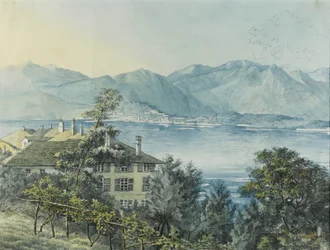 Kadenabbia, Jezioro Como, 1837