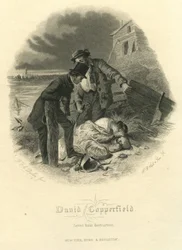 David Copperfield: Ocalony przed zniszczeniem, ryty przez H.B. Hall i Synowie, 1867