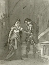 Makbet. Akt II, Scena II (wklęsłodruk)