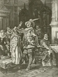 Poskromienie złośnicy. Akt IV, Scena III (grawiura)