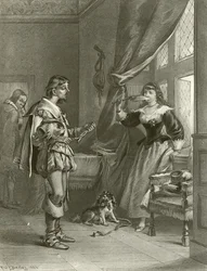 Wesołe żony Windsoru. Akt III, Scena IV (wklęsłodruk)