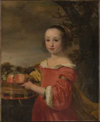 Petronella Elias (1648-1667) z koszem owoców