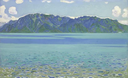 Le Grammont, Hodler, Ferdinand (1853-1918). olej na płótnie