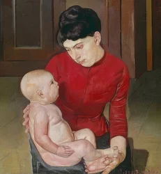 Matka i dziecko. 1887