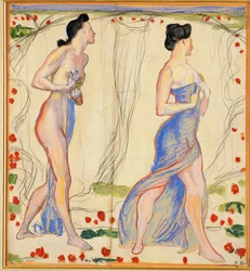 Studium do Die Empfindung I, ok. 1901-02