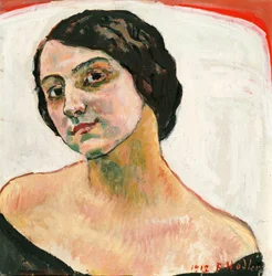 Kobieta z brązowymi włosami, 1913