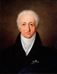 Portret autora Johanna Wolfganga von Goethego, 1749-1832, 1818.