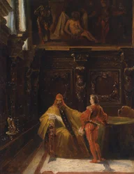 Inneres aus School of San Rocco, Venedig
