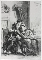 Hamlet: Hamlet i królowa, 1834.