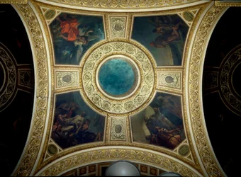 Historia i filozofia. Kopuła biblioteki Zgromadzenia Narodowego. Obraz Eugène