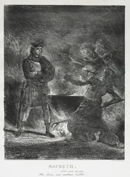 Macbeth Consulting the Witches, 1825.
