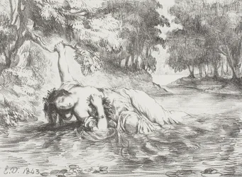 Śmierć Ofelii, 1843