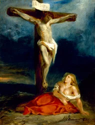 Święta Maria Magdalena u stóp krzyża, 1829