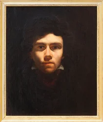 Autoportret domniemany autorstwa Eugene Delacroix (1798-1863), francuskiego malarza - Obraz przypisywany Delacroix - Fotografia, KIM Youngtae, Rouen, Musee des Beaux Art de Rouen