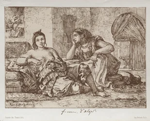 Kobiety z Algieru, 1833.