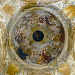 Malowana kopuła, 1685-86