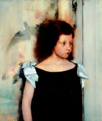 "Portret Gabrielle Braun" Obraz Fernanda Khnopffa (1858-1921)