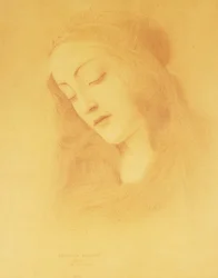 Dziewica według Botticellego; La Vierge d „Apres Botticelli, 1909