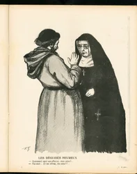 Butter Plate, numer 209, Satyryczny czarno-biały