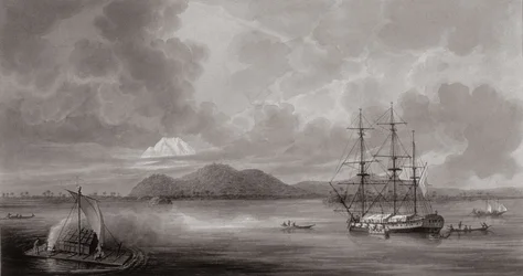 Widok Rio de Manila (litografia)