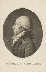 Portret Pierre-Louis Roederer 1754-1835.