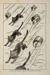Ilustracja z książki dla dzieci, ok. 1920-30