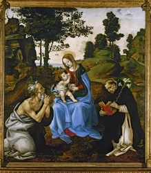 Madonna oraz święci Hieronim i Franciszek z Asyżu