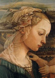 Madonna ... (tempera na drewnie)