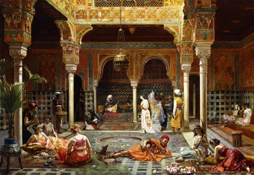 Wstęp po kąpieli, 1889