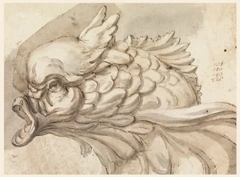 Rysunek, Głowa delfina, ca. 1775