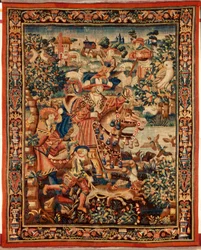 Flamandzki gobelin. 16 wiek.