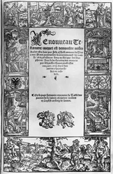 Nowy Testament Strona tytułowa francuskiego przekładu Jacquesa Lefevre dEtaples (1450?-1537) opublikowanego w Antwerpii w 1531 r.